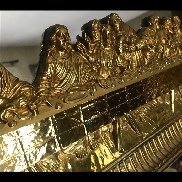 Rare Vintage Last Supper
Gold 3D Mirror - Picture 9 of 11